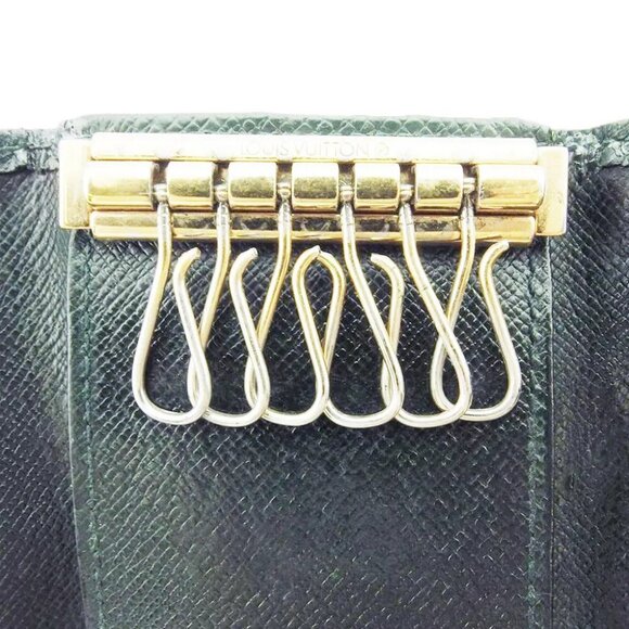 LOUIS VUITTON Key Case Taiga Epicea () Taiga Leather Authentic Used - Picture 8 of 10